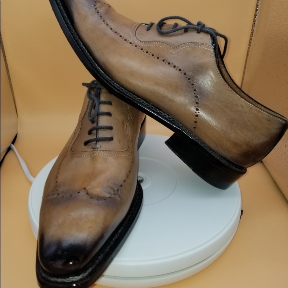 Mezlan Brown Leather Loafers